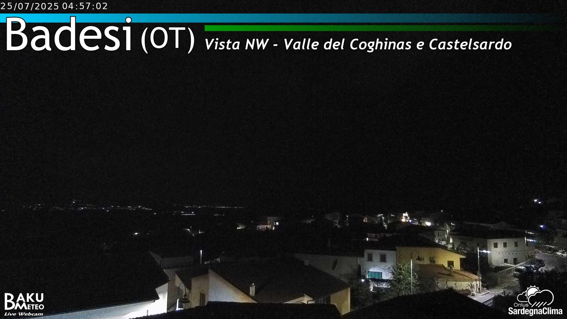 time-lapse frame, Badesi webcam
