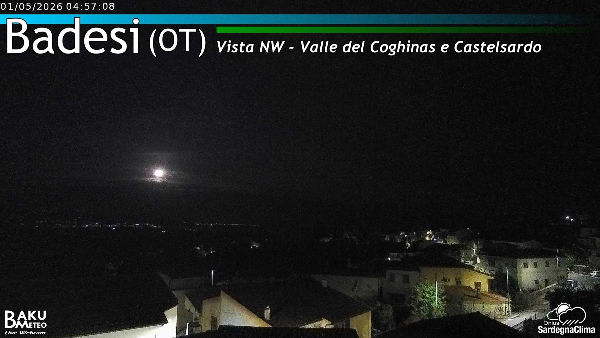 time-lapse frame, Badesi webcam