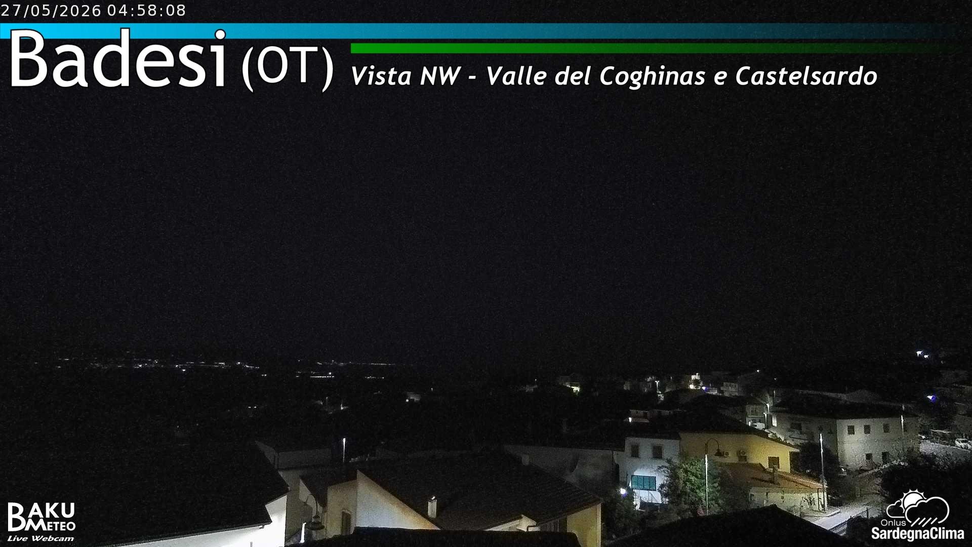 time-lapse frame, Badesi webcam
