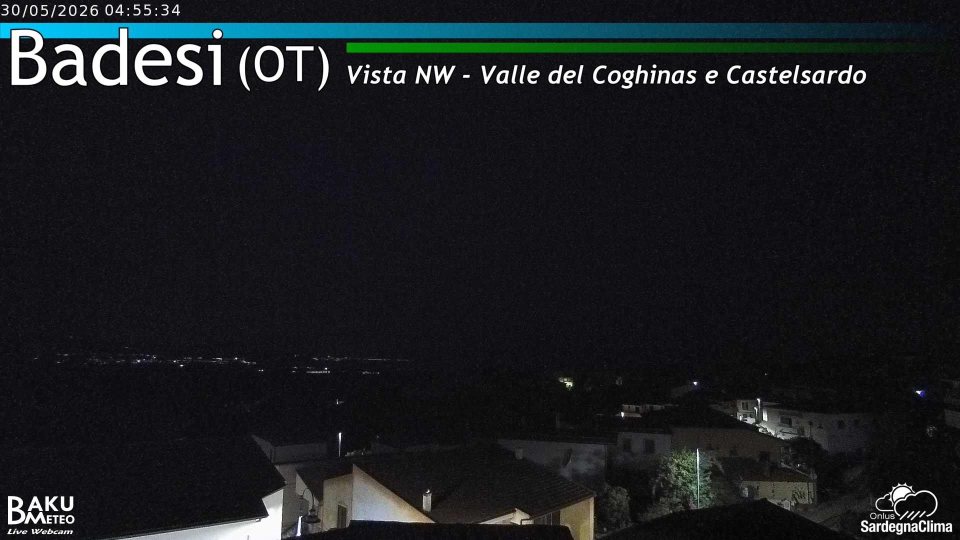 time-lapse frame, Badesi webcam