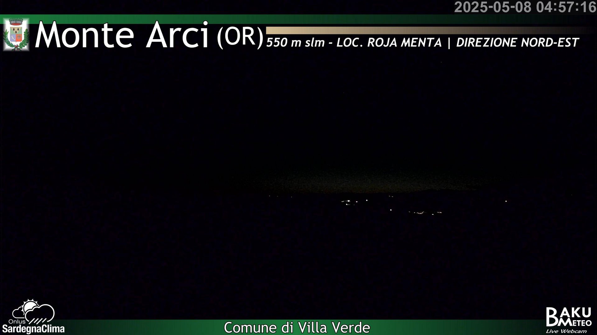 time-lapse frame, Roja Menta Nord webcam