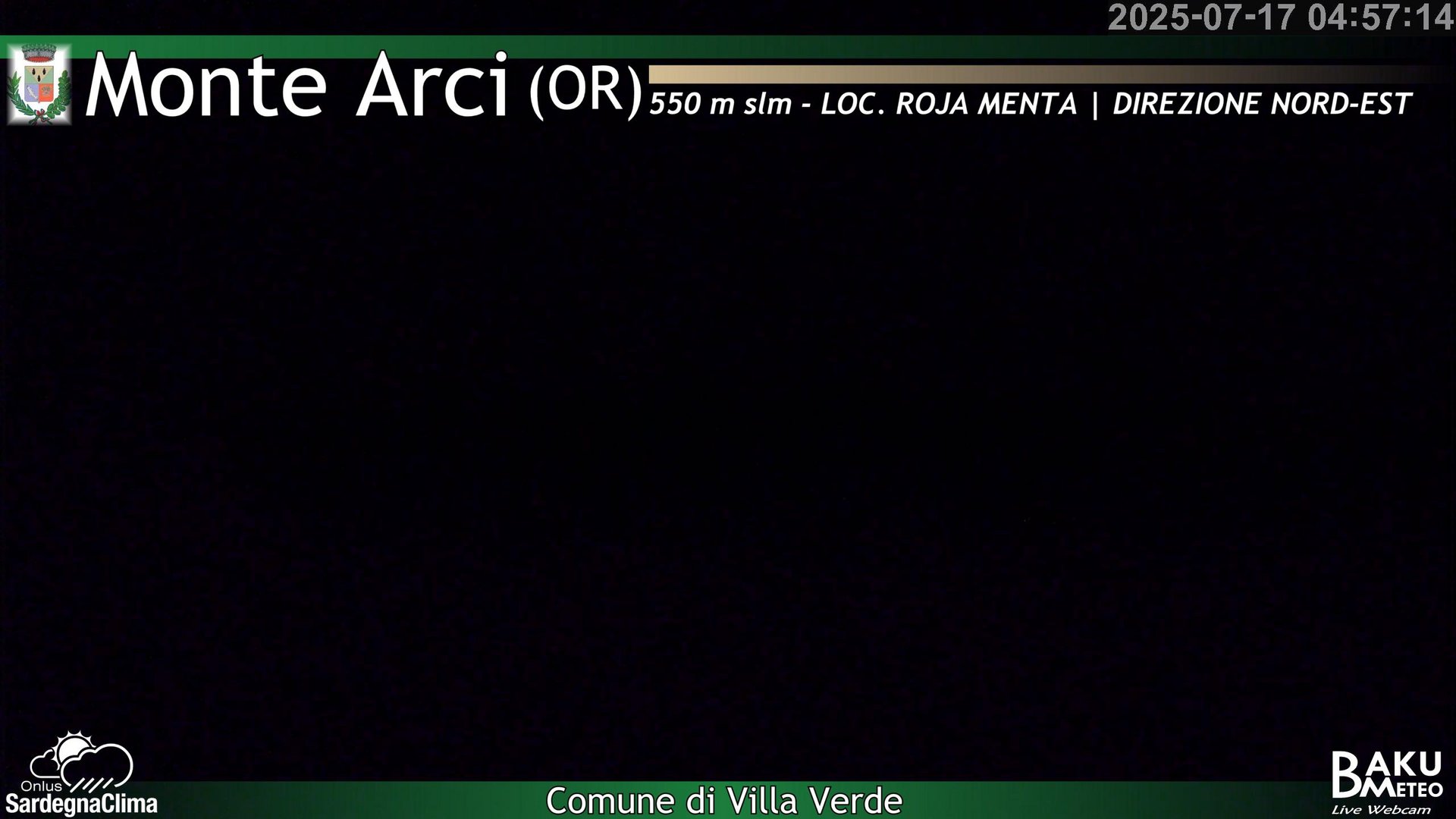 time-lapse frame, Roja Menta Nord webcam