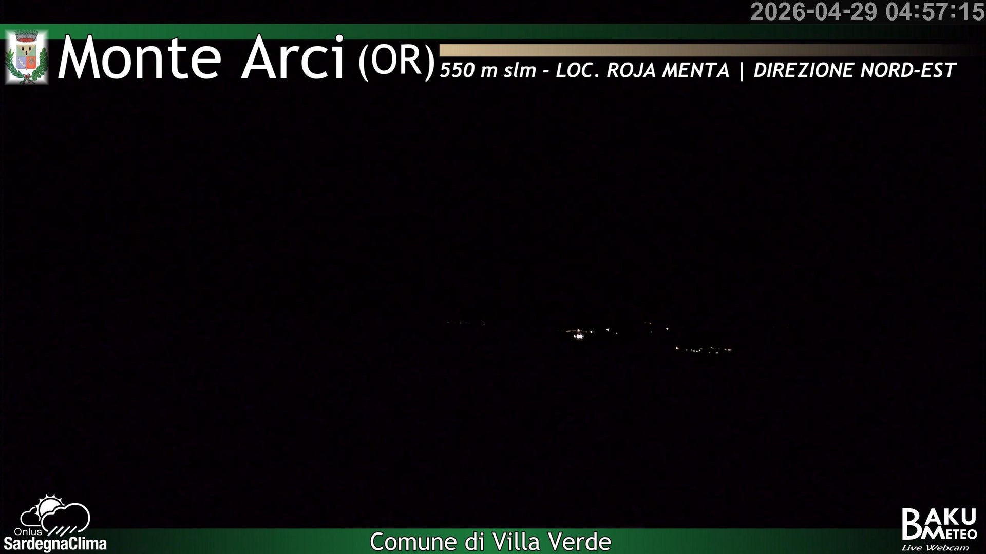 time-lapse frame, Roja Menta Nord webcam