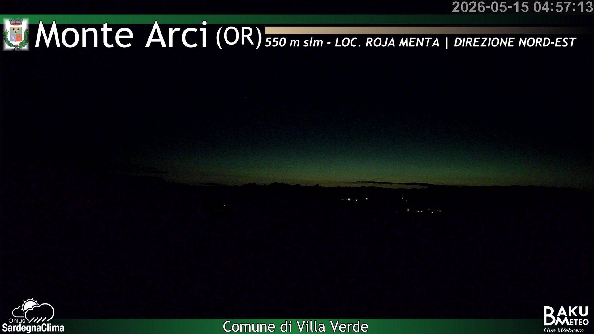 time-lapse frame, Roja Menta Nord webcam