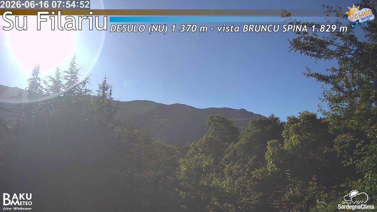 time-lapse frame, Su Filariu webcam