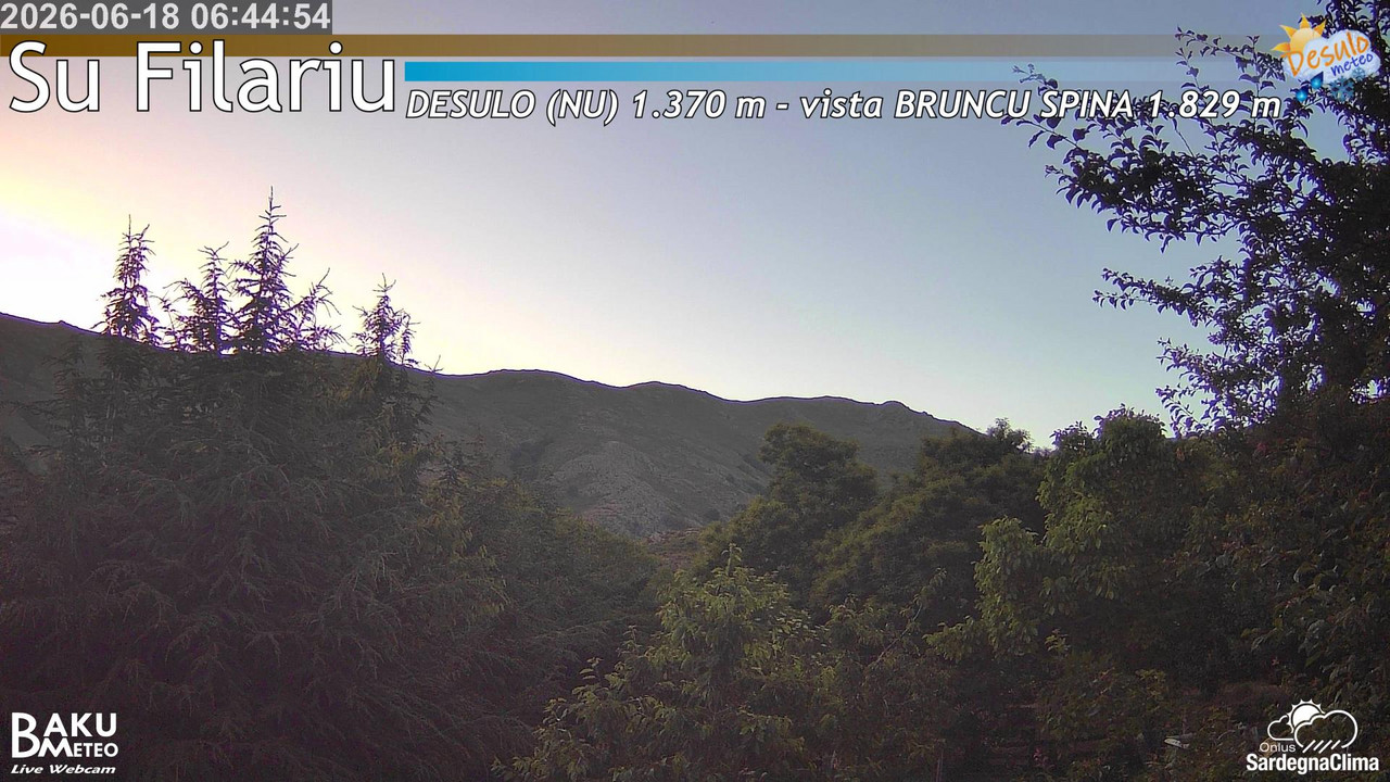 time-lapse frame, Su Filariu webcam