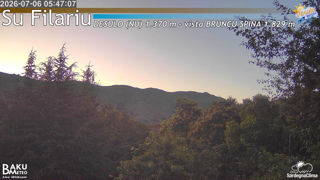 time-lapse frame, Su Filariu webcam