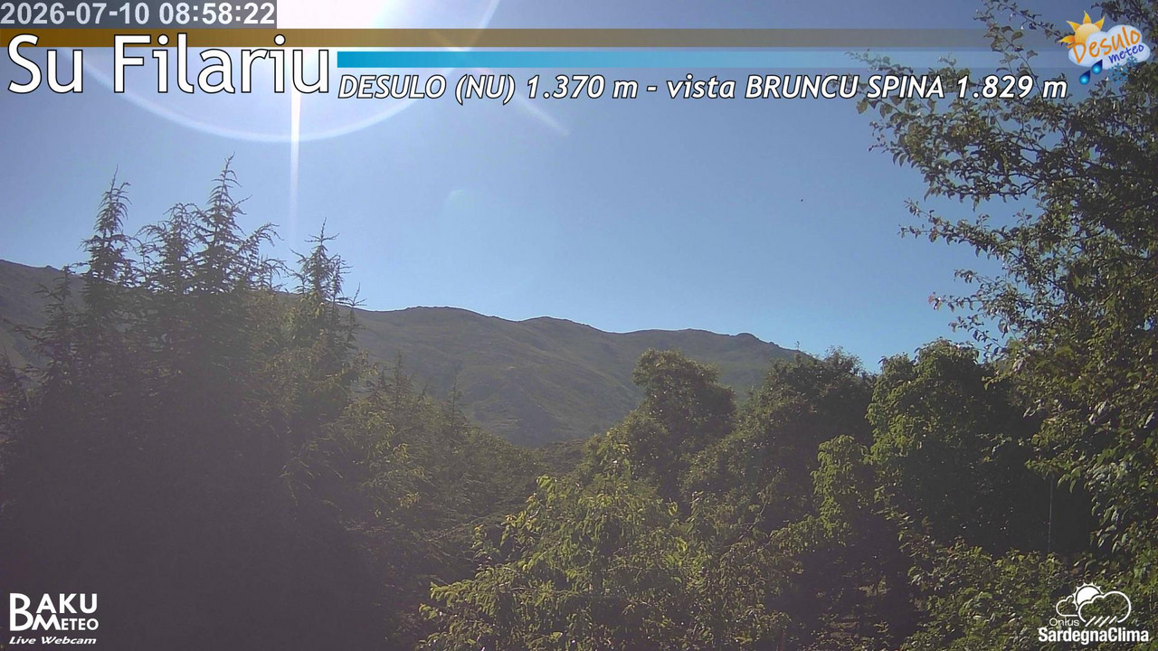 time-lapse frame, Su Filariu webcam