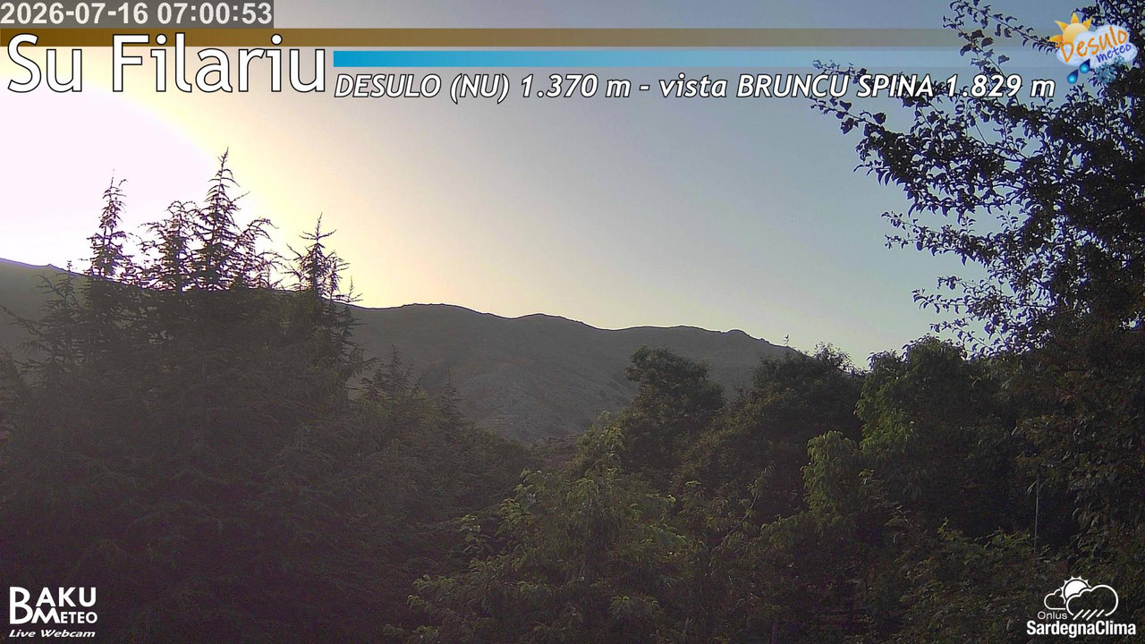 time-lapse frame, Su Filariu webcam