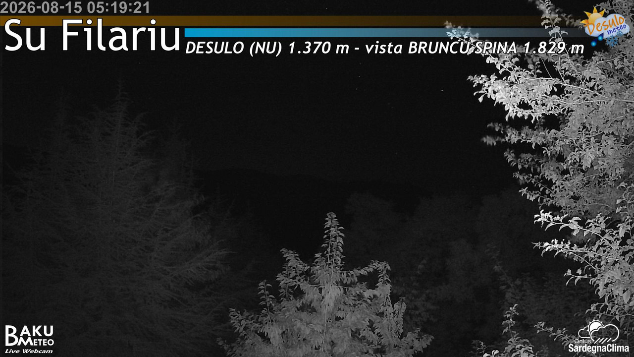 time-lapse frame, Su Filariu webcam