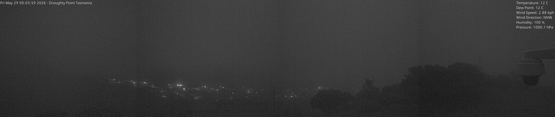 time-lapse frame, Droughty Point webcam