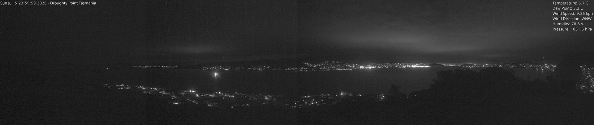 time-lapse frame, Droughty Point webcam