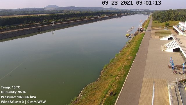 time-lapse frame, Labe Arena Racice webcam