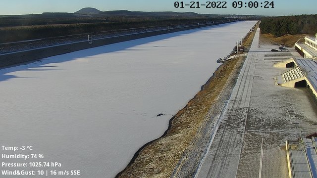 time-lapse frame, Labe Arena Racice webcam