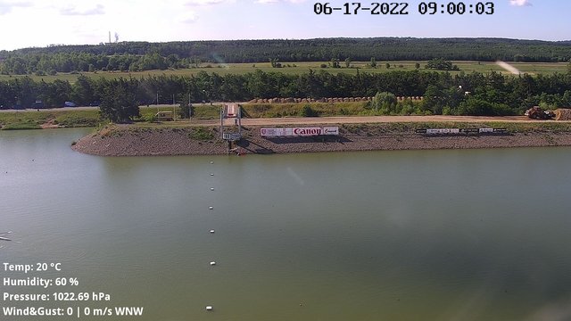 time-lapse frame, Labe Arena Racice webcam