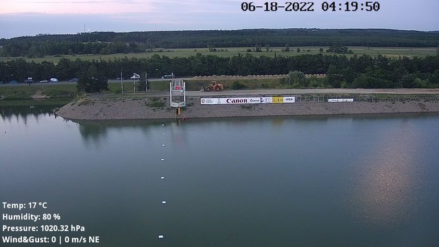 time-lapse frame, Labe Arena Racice webcam