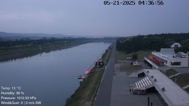 time-lapse frame, Labe Arena Racice webcam