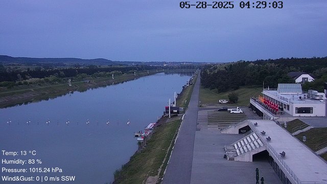 time-lapse frame, Labe Arena Racice webcam