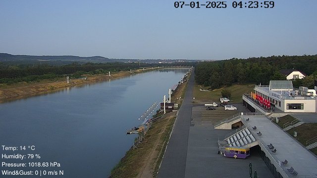 time-lapse frame, Labe Arena Racice webcam