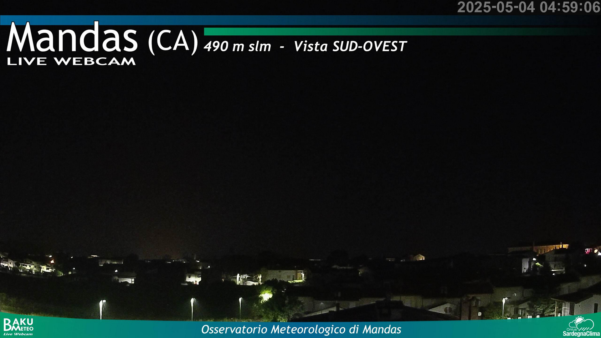 time-lapse frame, Mandas webcam
