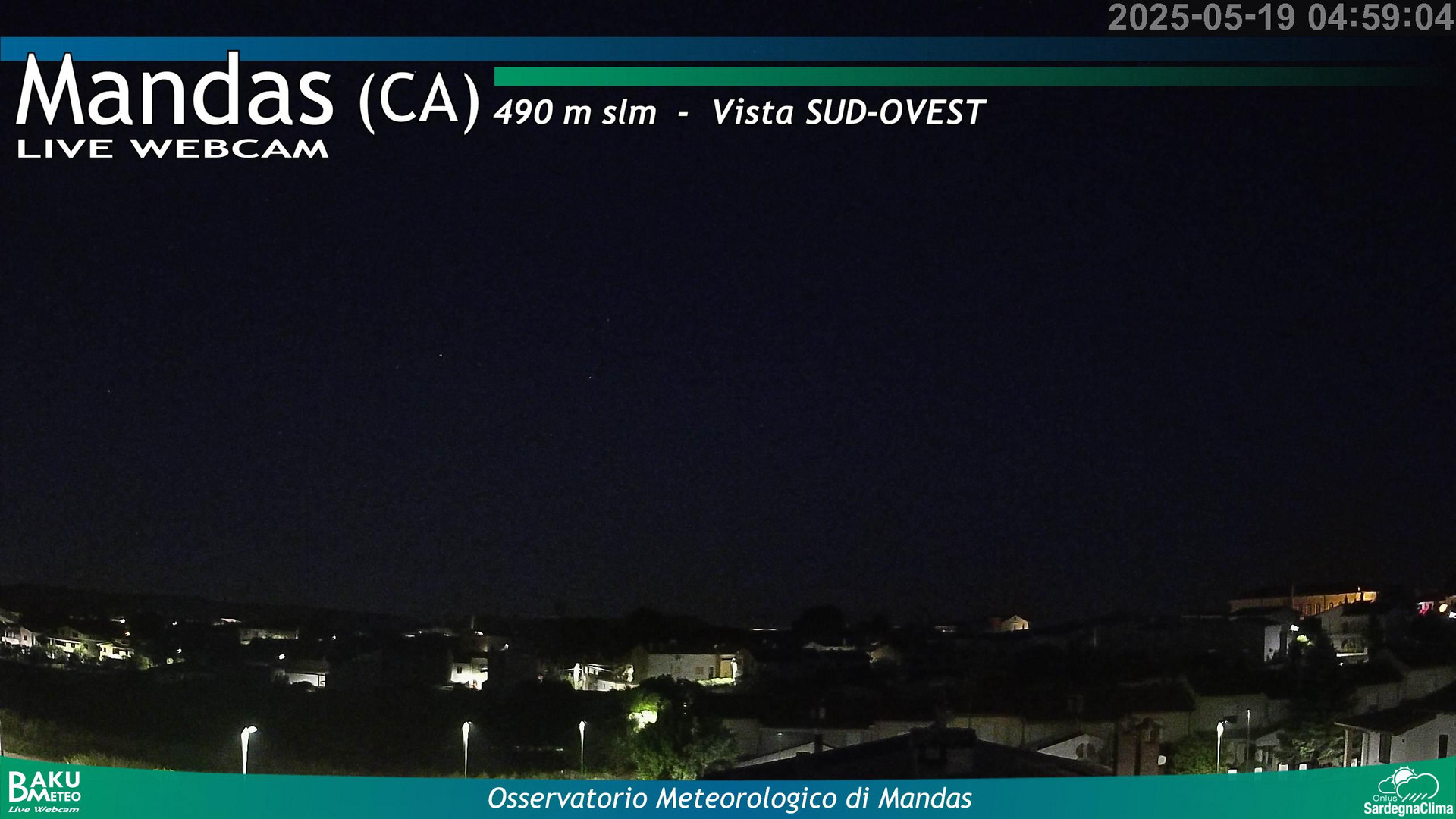 time-lapse frame, Mandas webcam