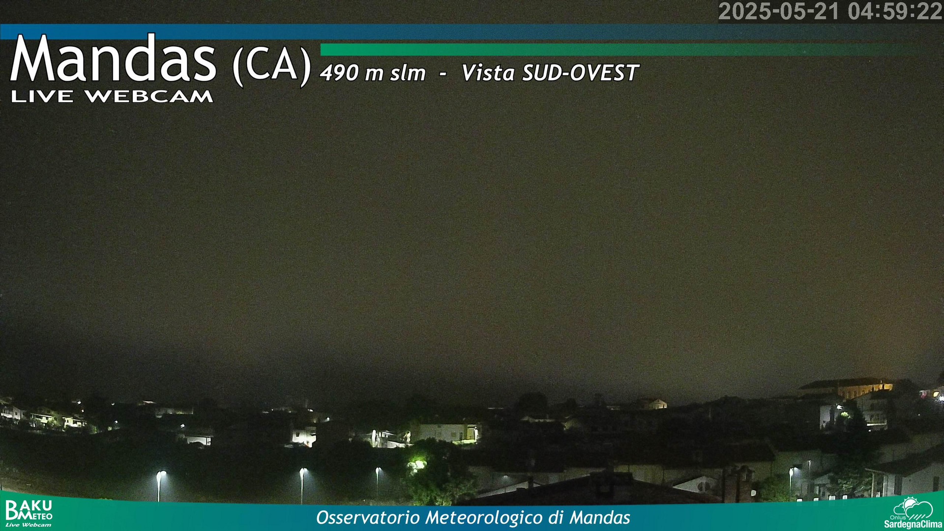time-lapse frame, Mandas webcam
