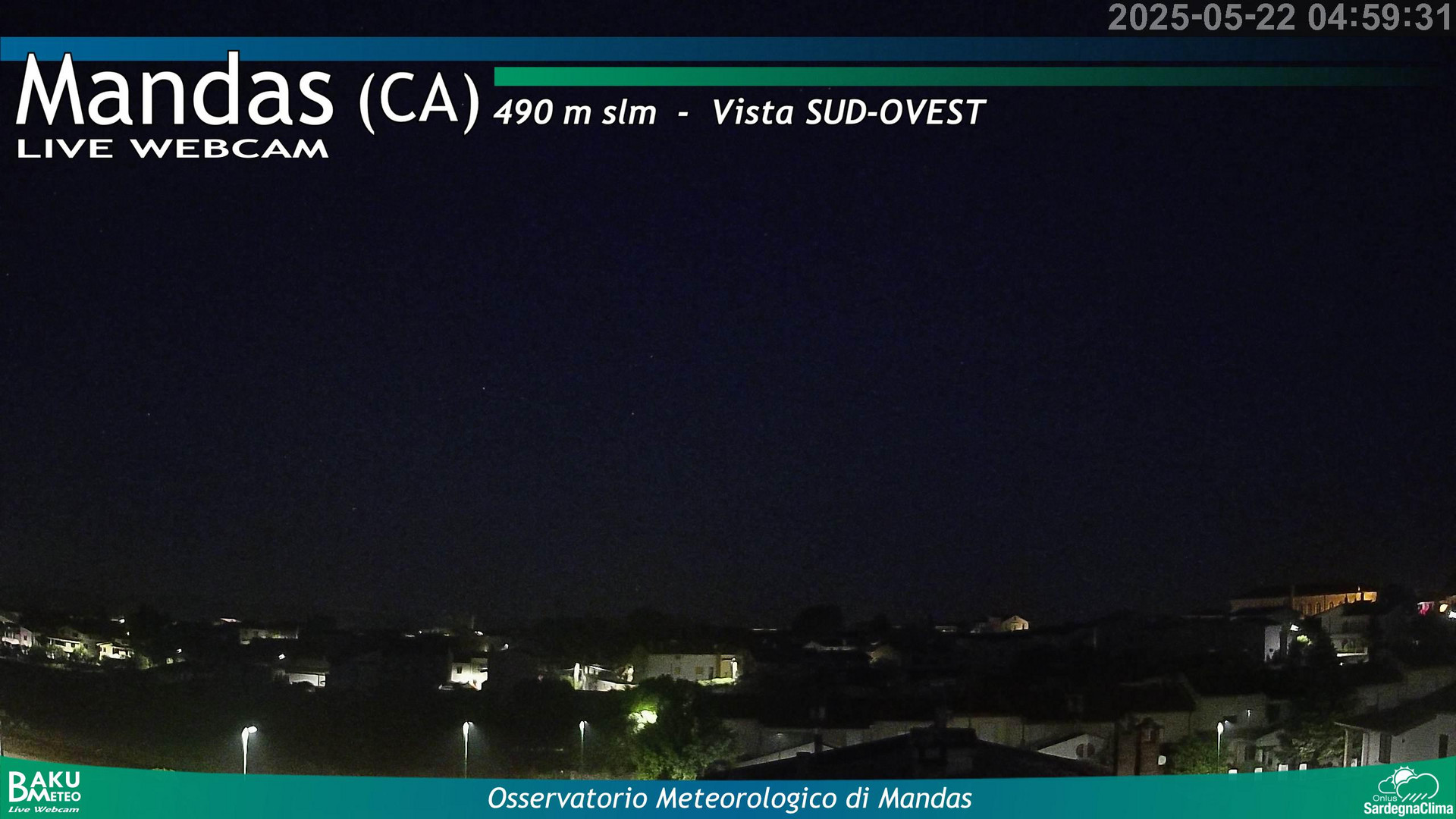 time-lapse frame, Mandas webcam