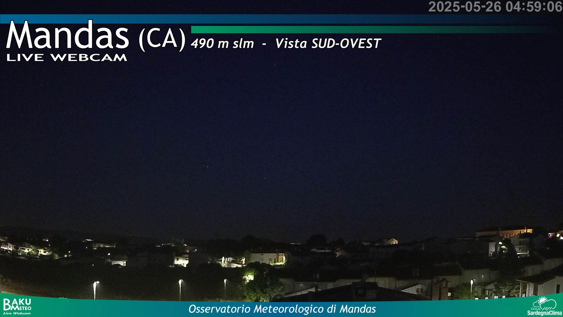 time-lapse frame, Mandas webcam