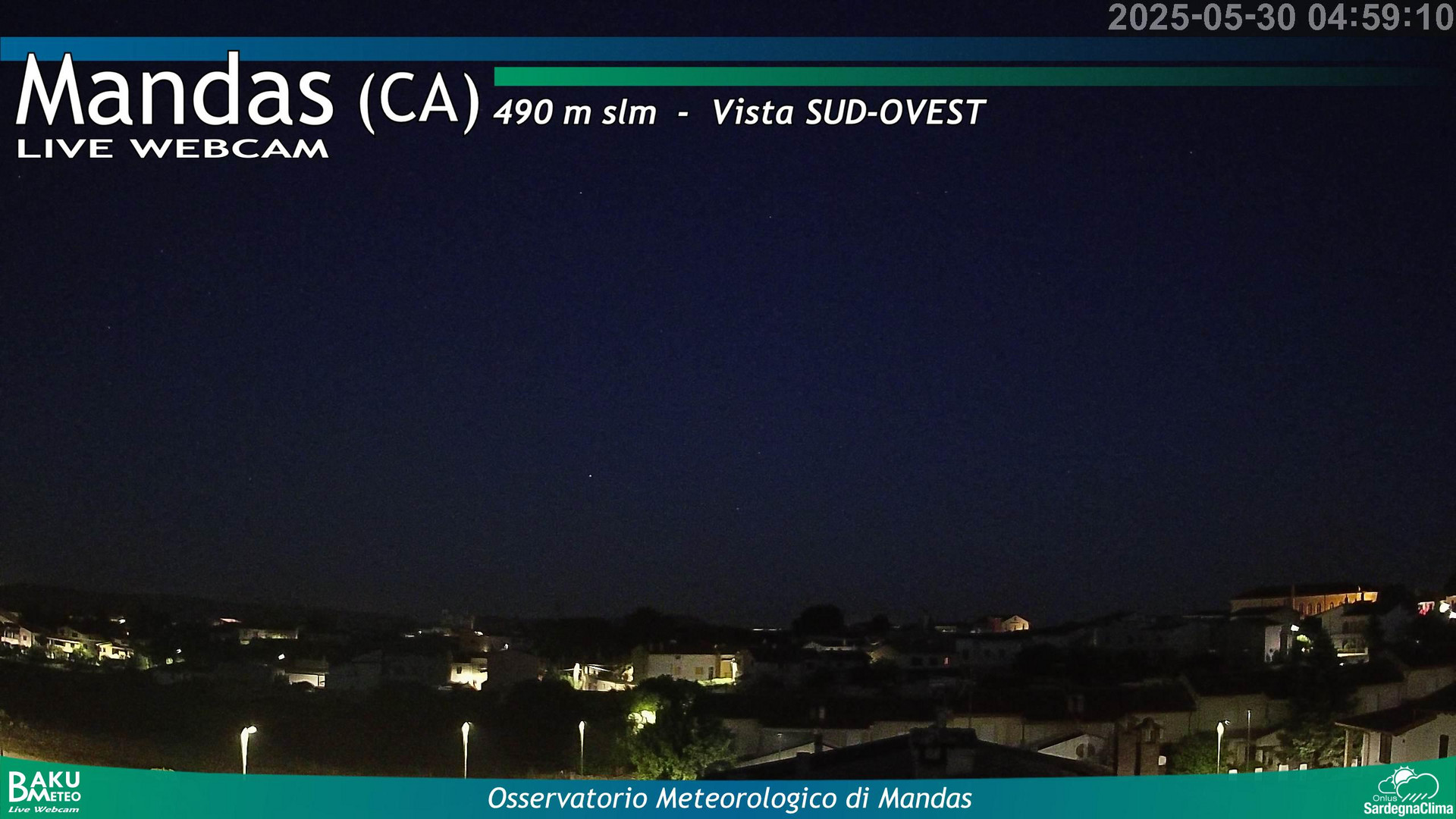 time-lapse frame, Mandas webcam
