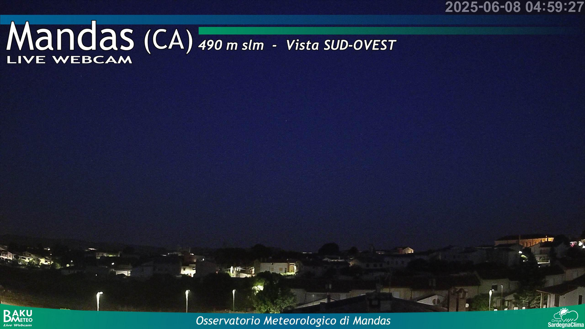time-lapse frame, Mandas webcam