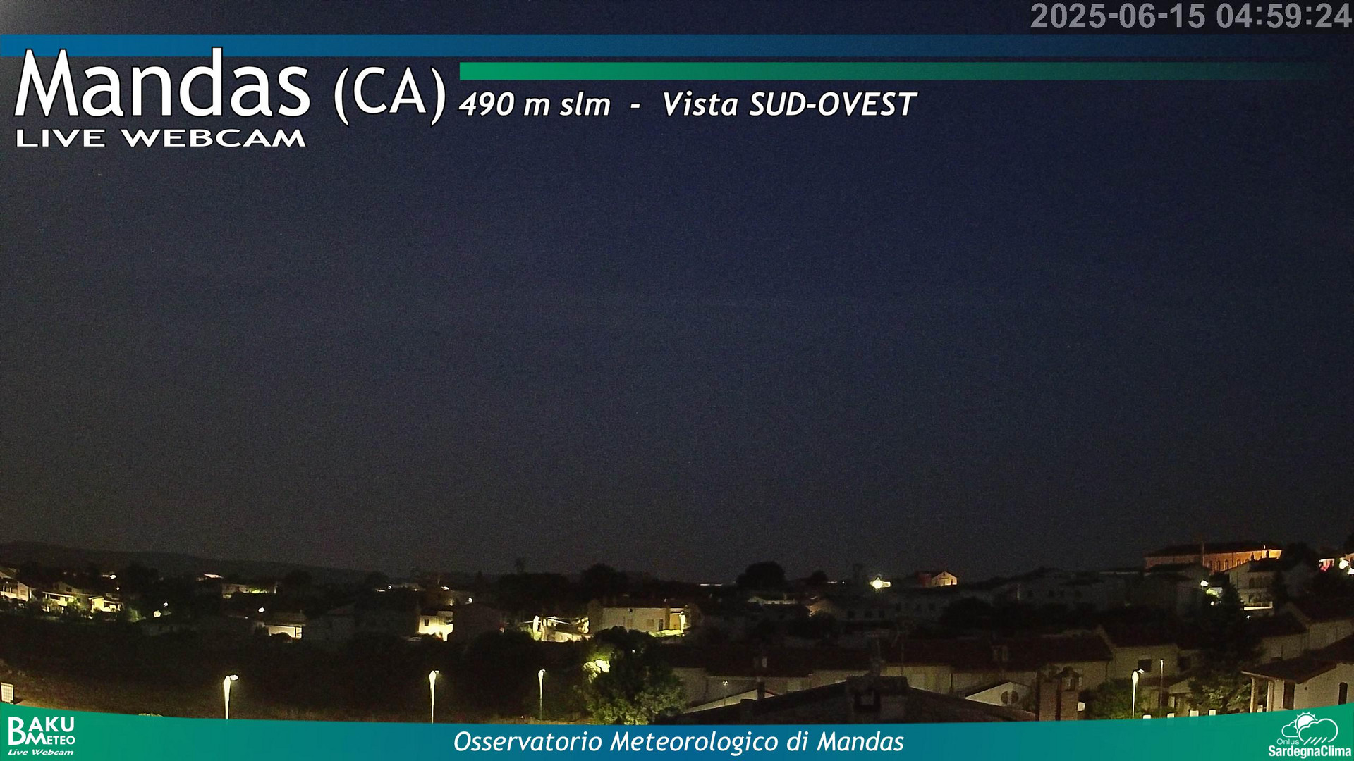 time-lapse frame, Mandas webcam
