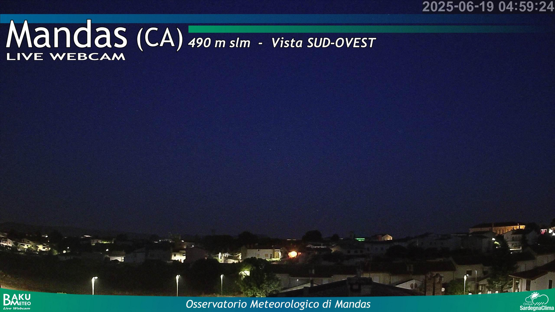 time-lapse frame, Mandas webcam