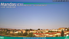 view from Mandas on 2025-07-01