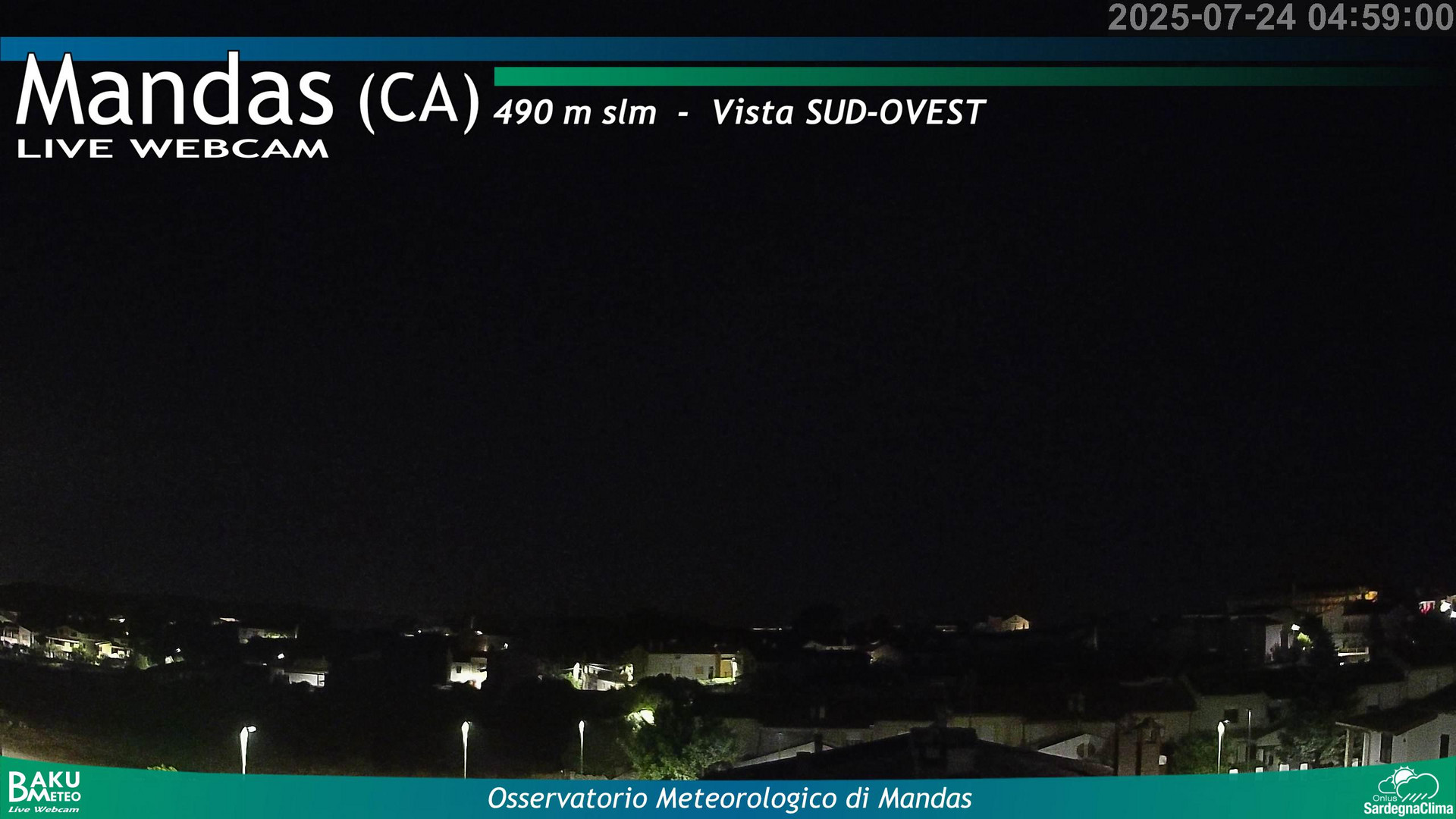 time-lapse frame, Mandas webcam
