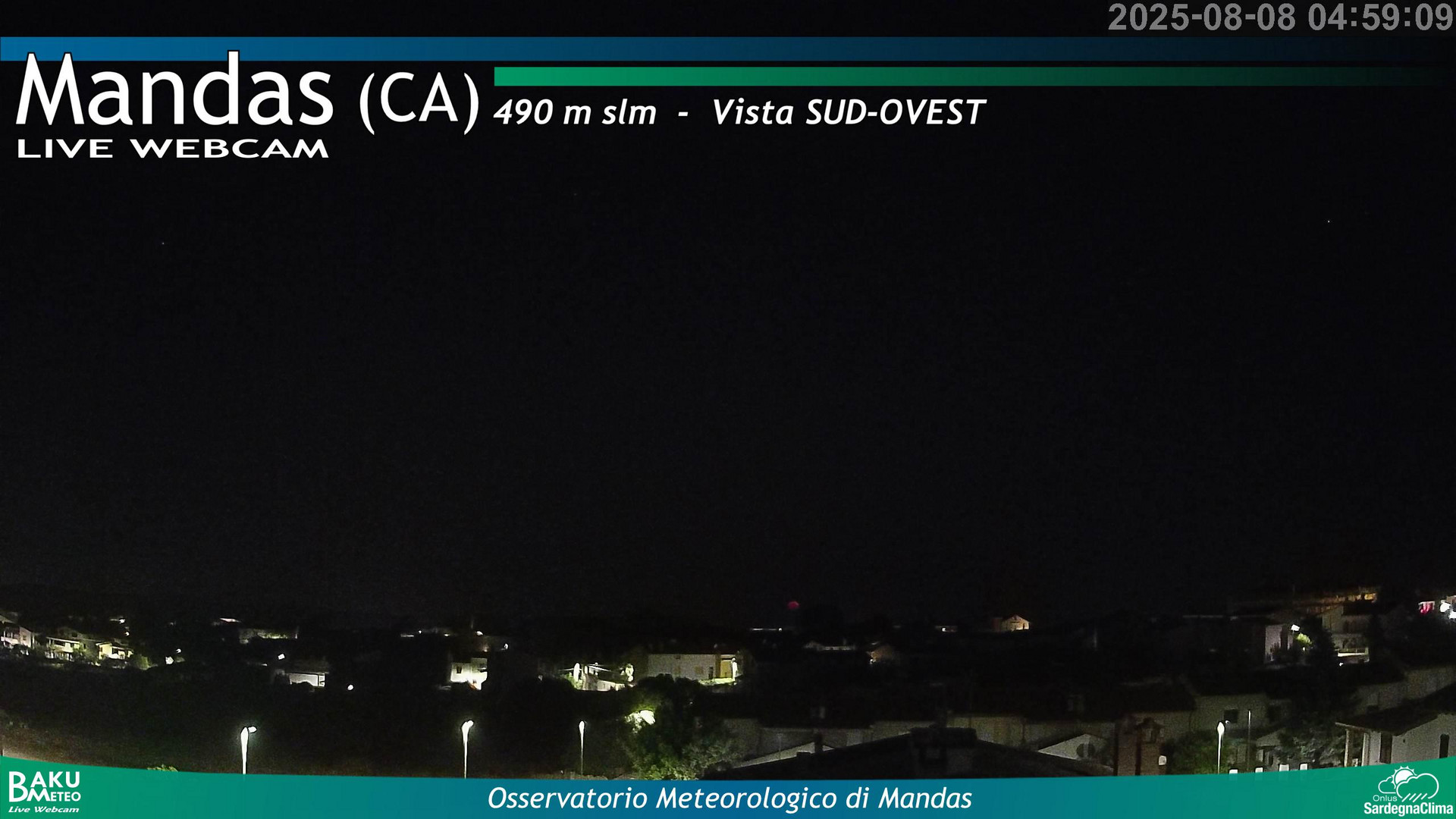 time-lapse frame, Mandas webcam
