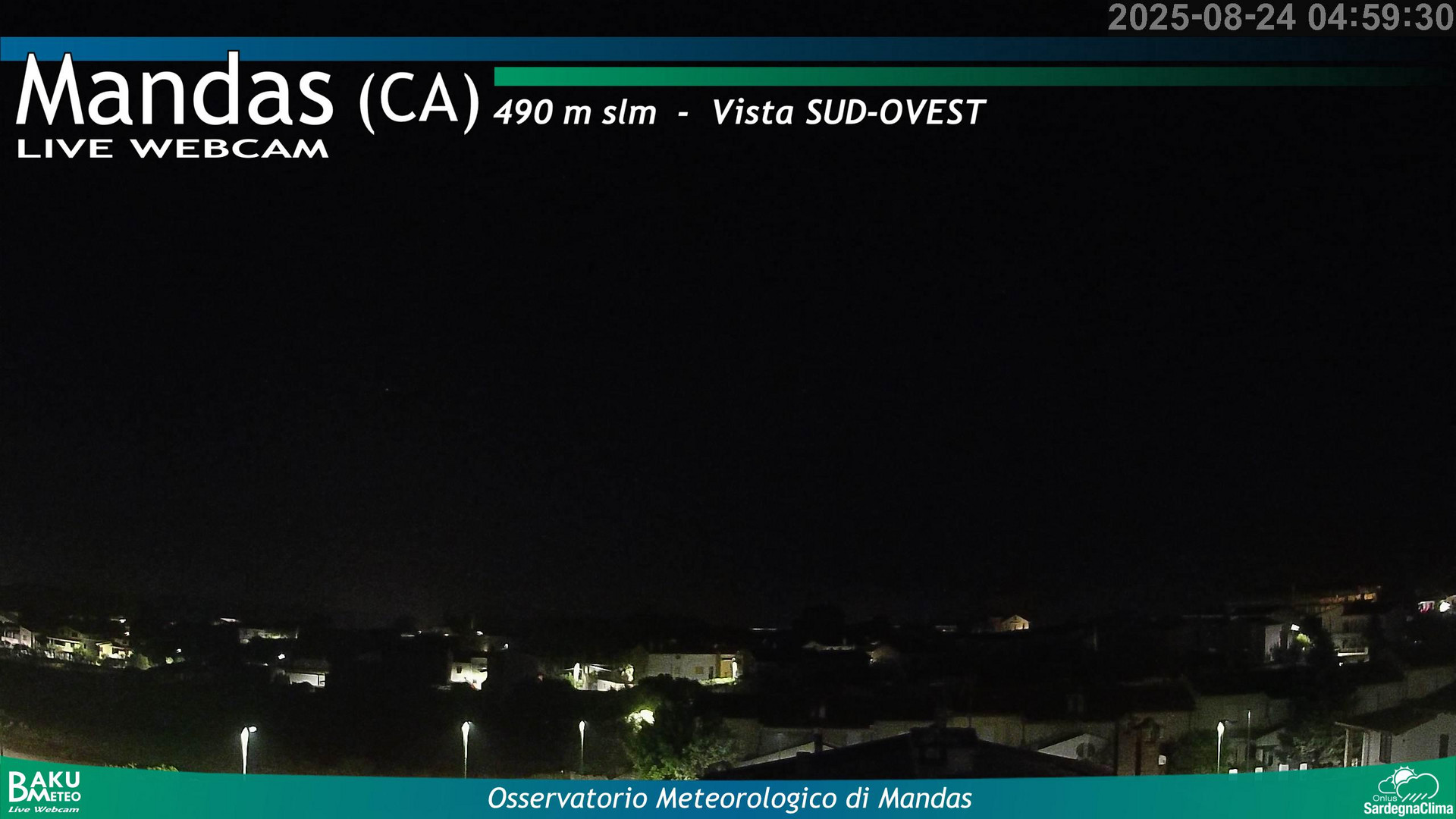 time-lapse frame, Mandas webcam