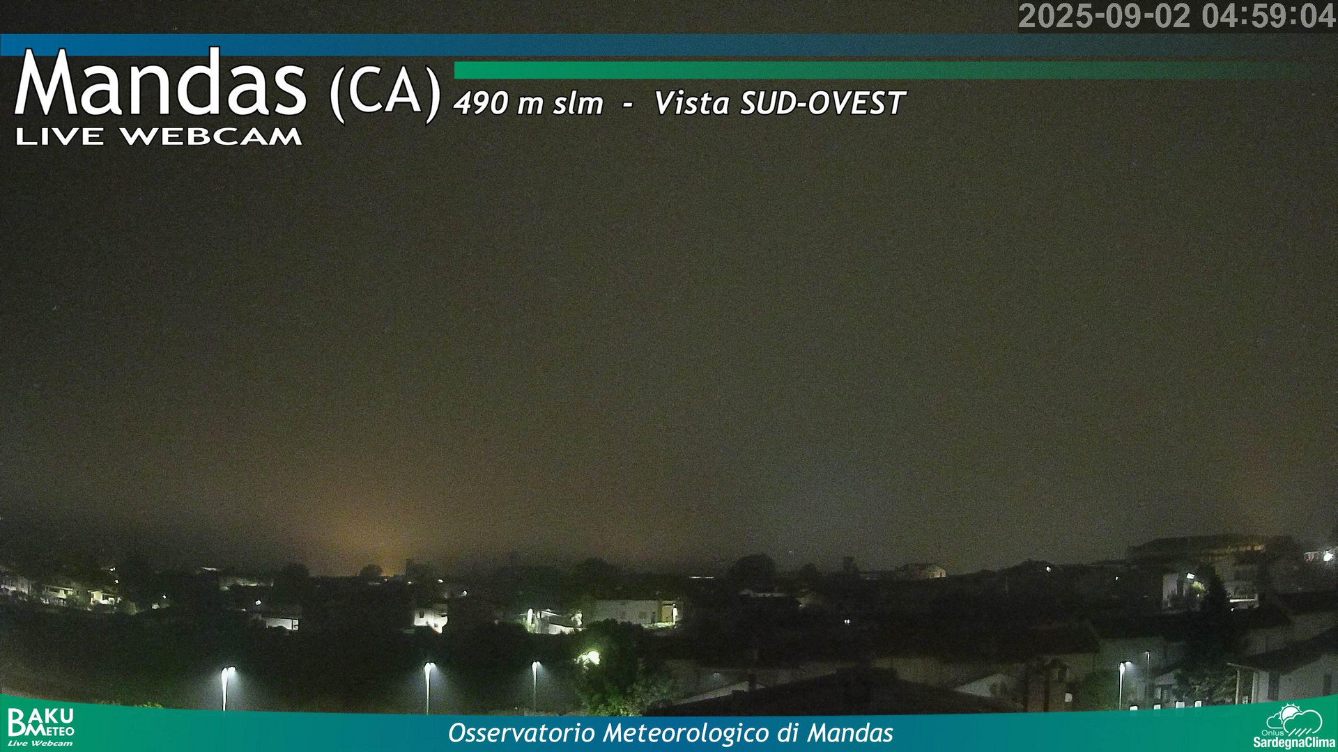 time-lapse frame, Mandas webcam