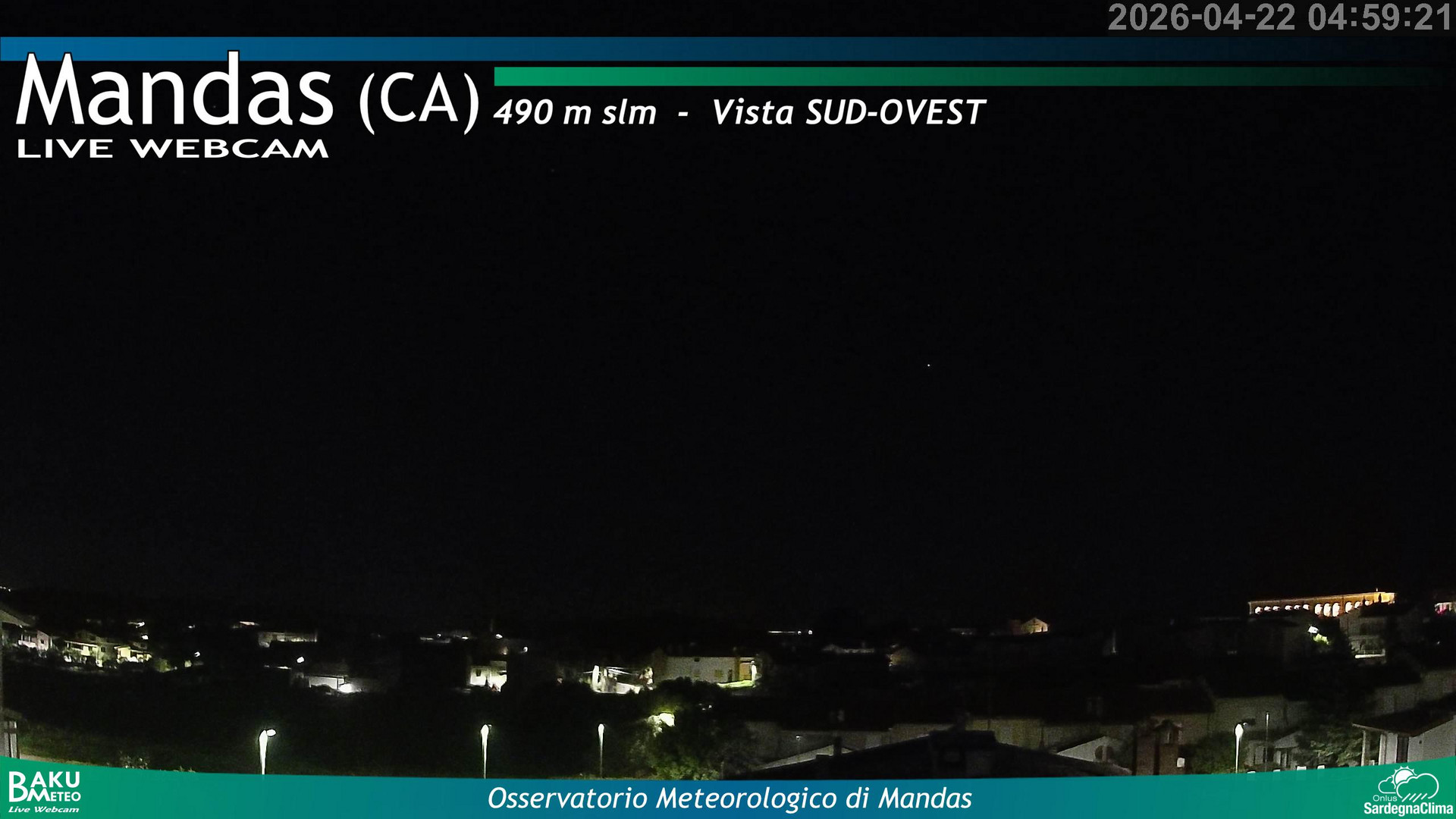 time-lapse frame, Mandas webcam