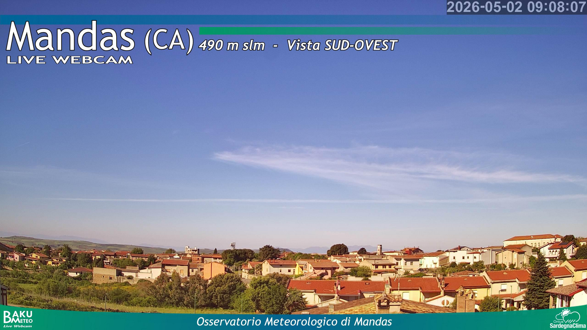 time-lapse frame, Mandas webcam