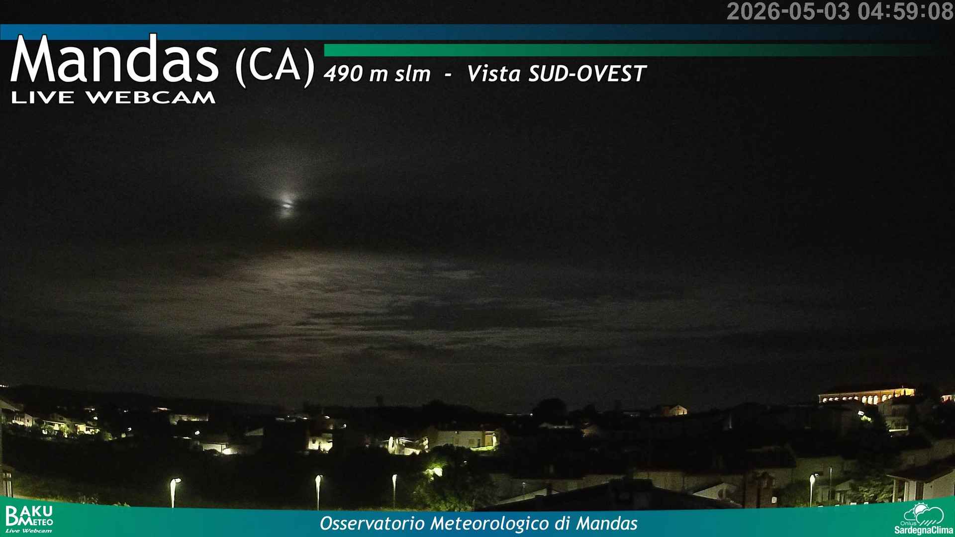 time-lapse frame, Mandas webcam