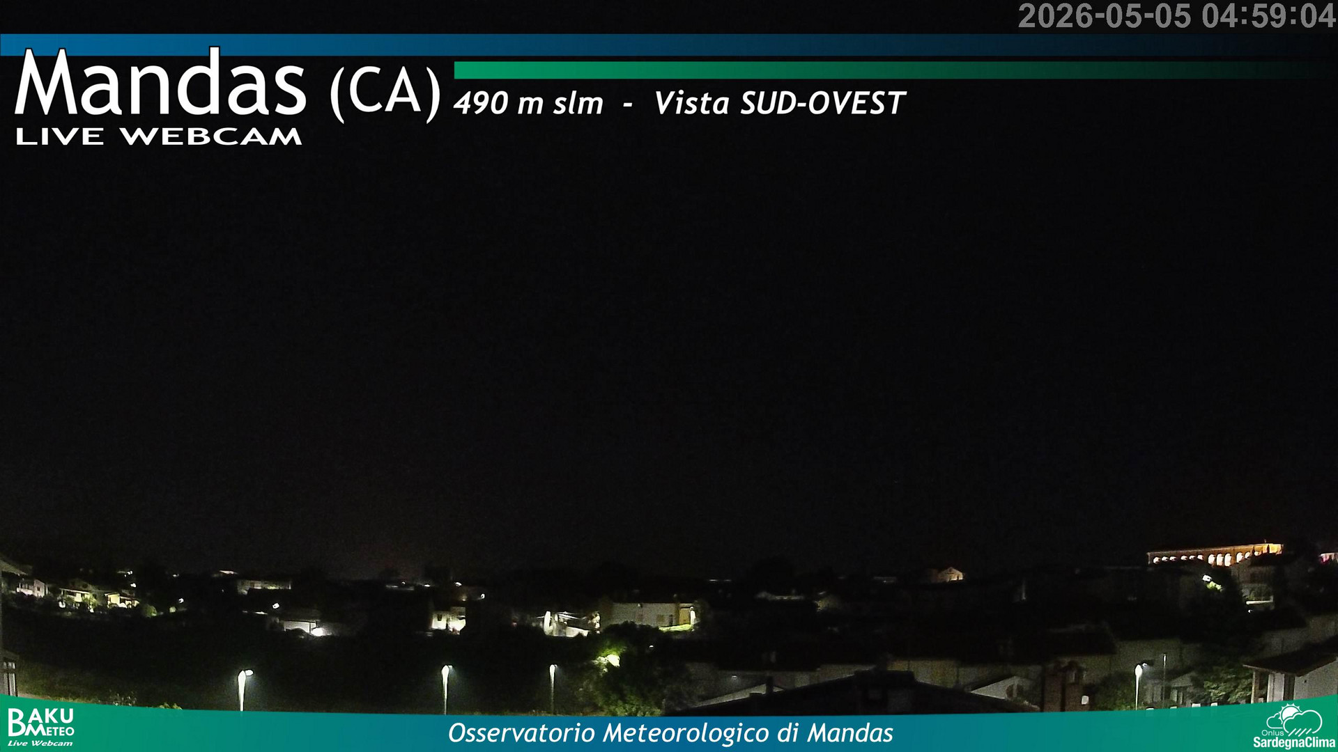 time-lapse frame, Mandas webcam