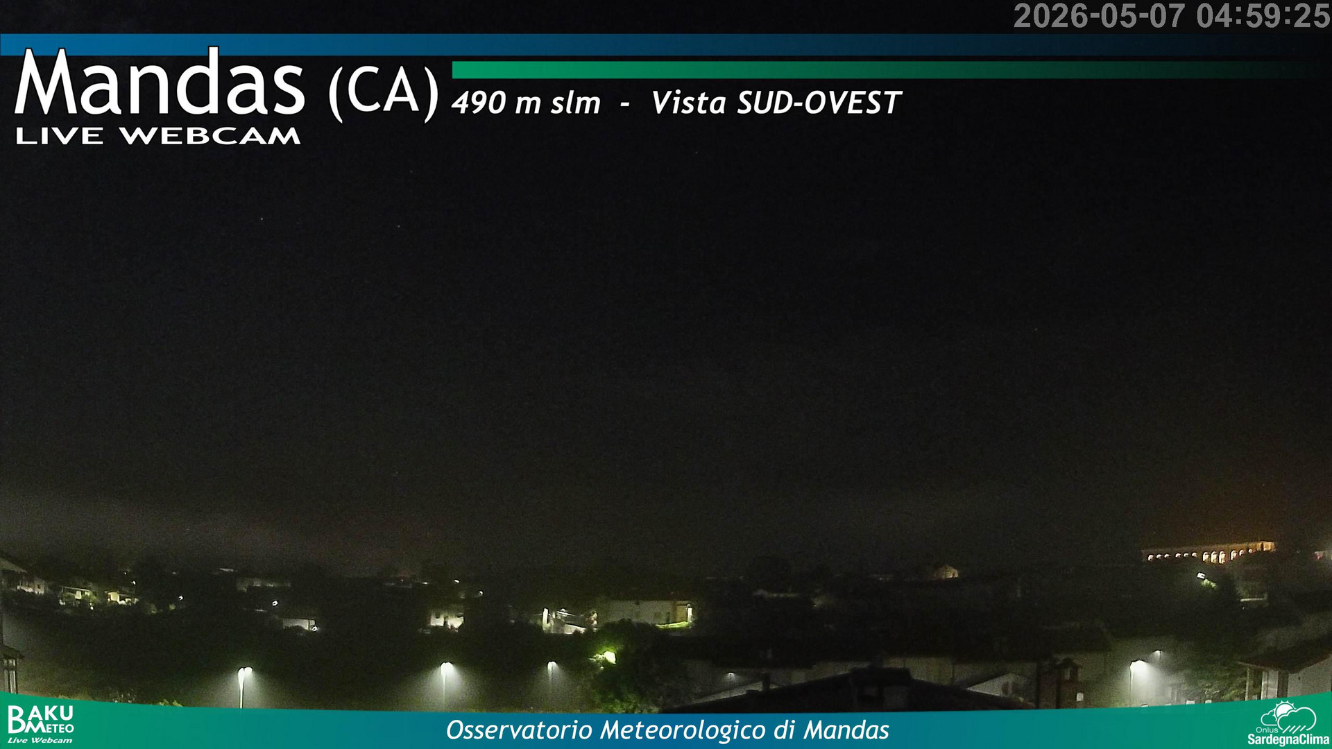 time-lapse frame, Mandas webcam
