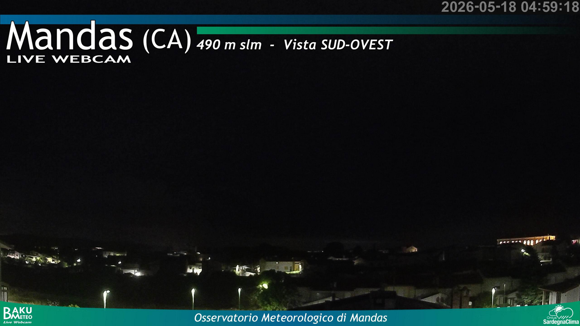 time-lapse frame, Mandas webcam