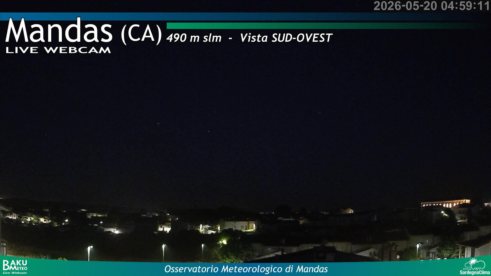 time-lapse frame, Mandas webcam
