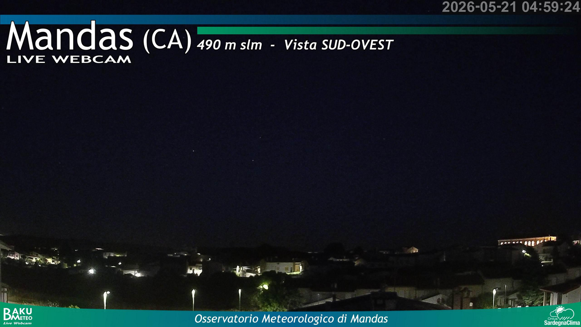 time-lapse frame, Mandas webcam