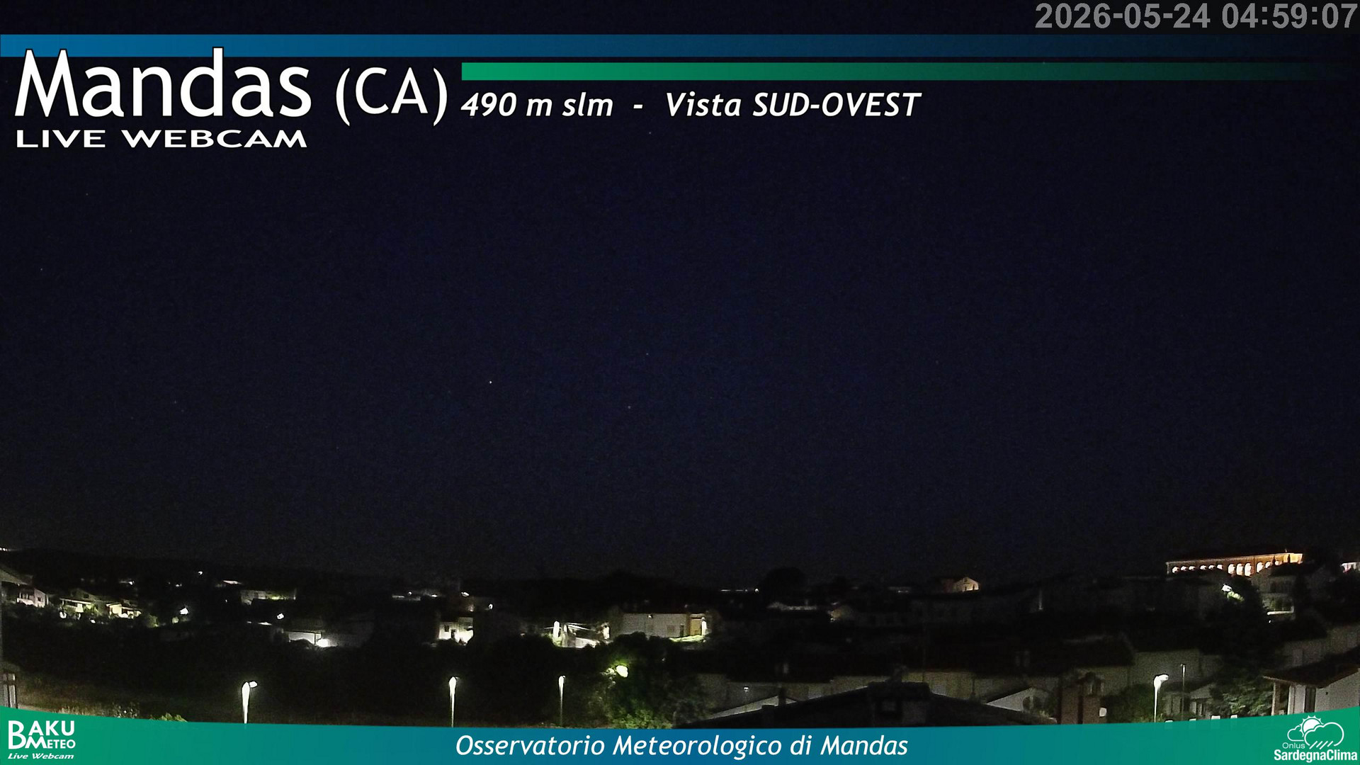 time-lapse frame, Mandas webcam
