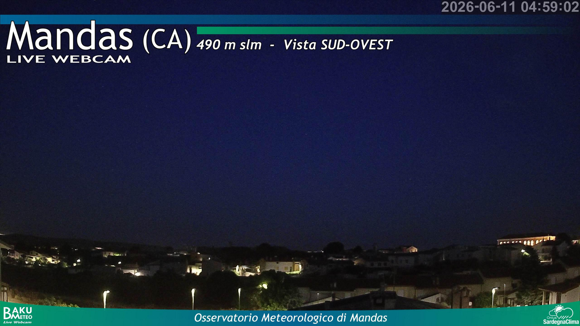 time-lapse frame, Mandas webcam