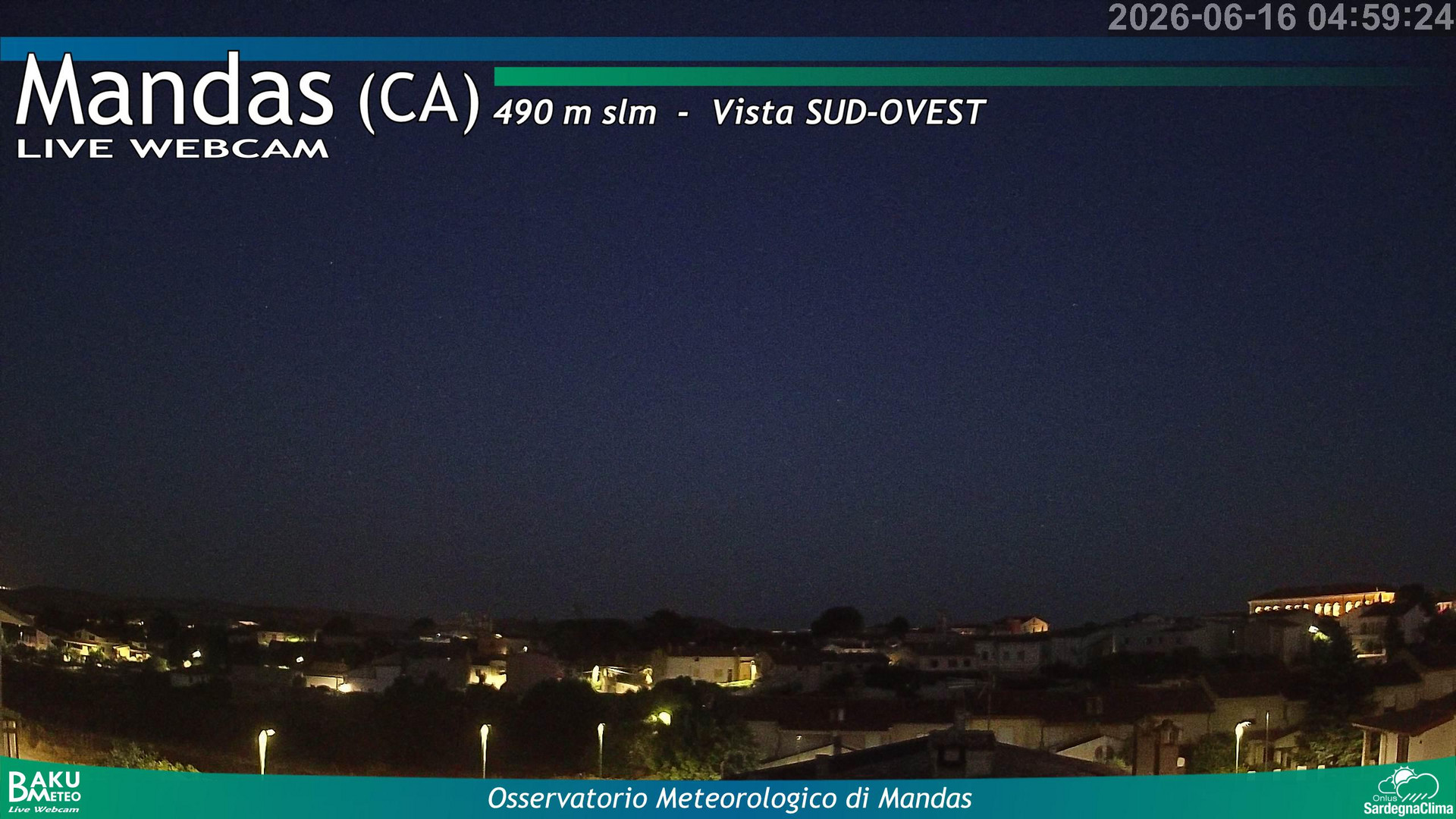 time-lapse frame, Mandas webcam