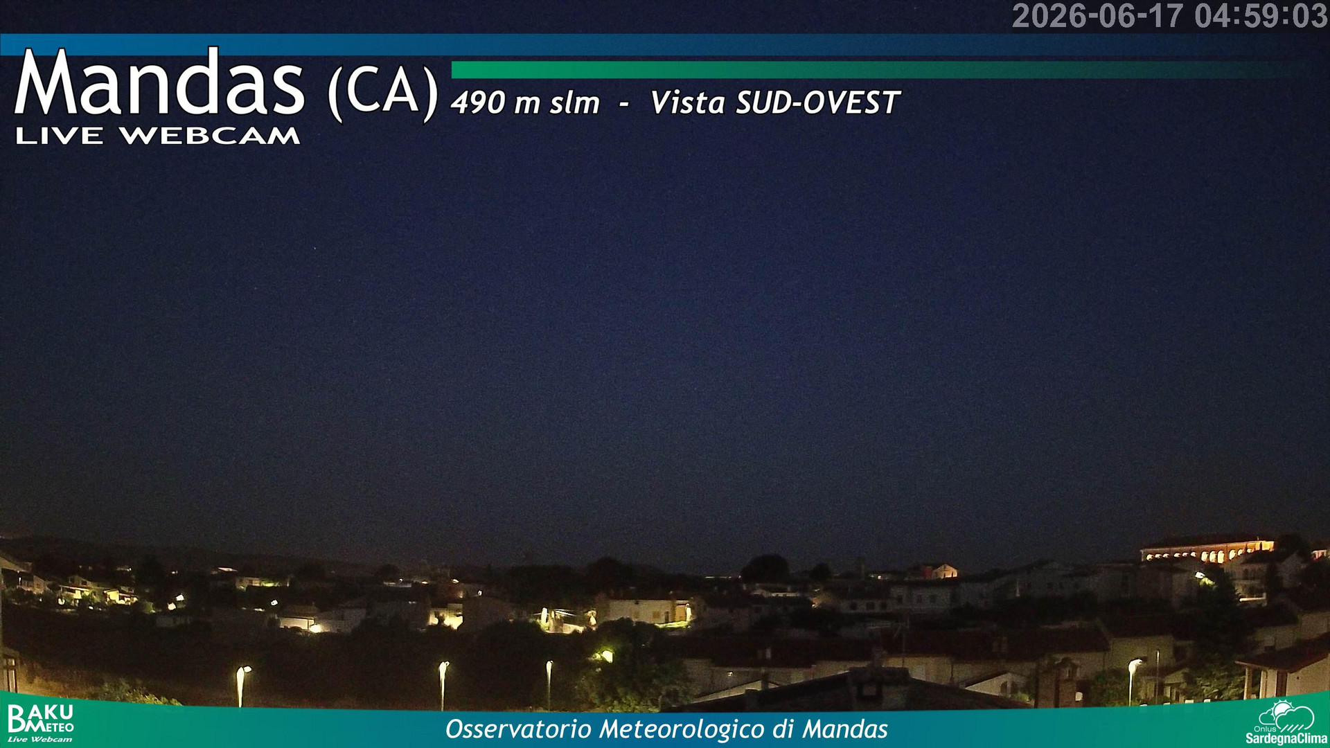 time-lapse frame, Mandas webcam