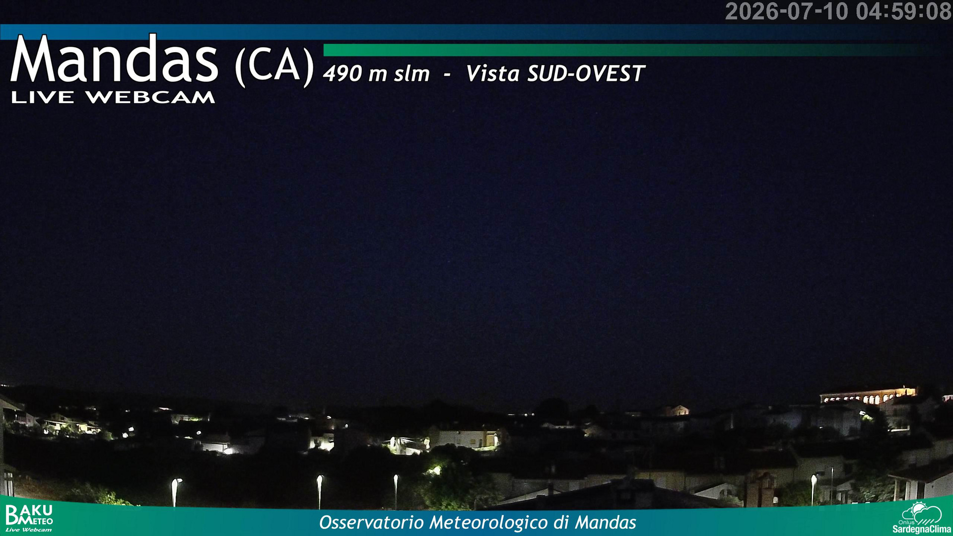time-lapse frame, Mandas webcam